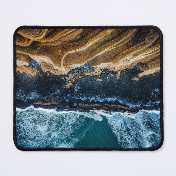 Item preview, aerial view ocean wave and beach photography. nature landscape 12 designed and sold by ShopThousand.
