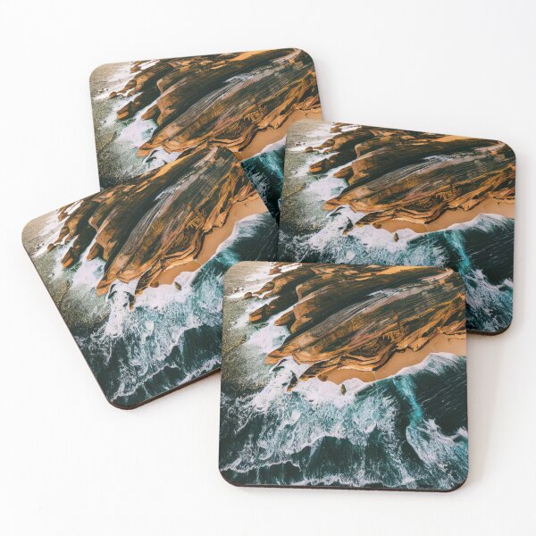 Item preview, aerial view ocean wave and beach photography. nature landscape 15 designed and sold by ShopThousand.