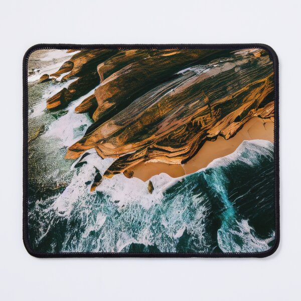 Item preview, aerial view ocean wave and beach photography. nature landscape 15 designed and sold by ShopThousand.