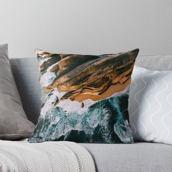 Item preview, aerial view ocean wave and beach photography. nature landscape 15 designed and sold by ShopThousand.