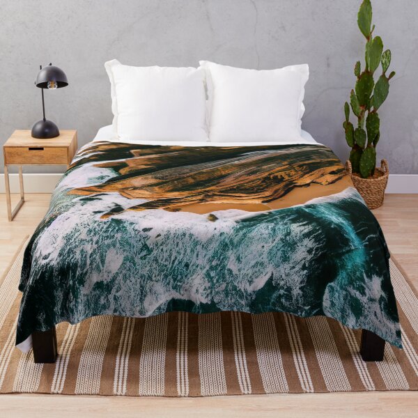 Item preview, aerial view ocean wave and beach photography. nature landscape 15 designed and sold by ShopThousand.