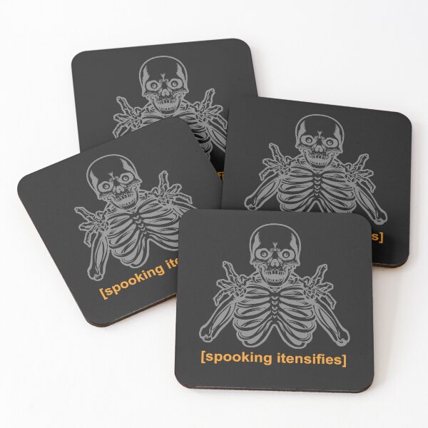 Item preview, Spooking amplifies Scary Spooky Skeleton Memes designed and sold by cutenevil.