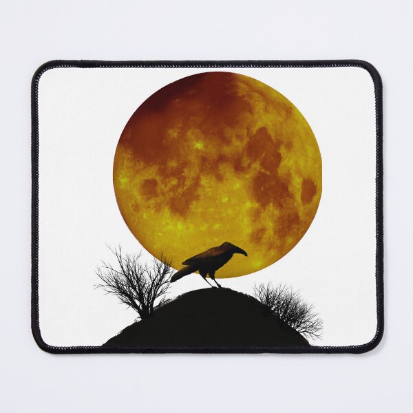 Item preview, Raven Silhouette and Full Moon designed and sold by orange-teal.
