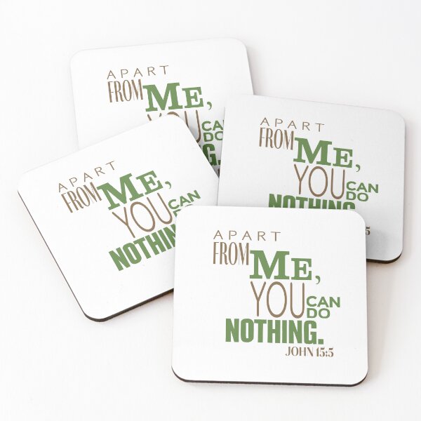 Item preview, John 15 5 I Am The Vine You Are The Branches Apart From God We Can Do Nothing designed and sold by teenugs.