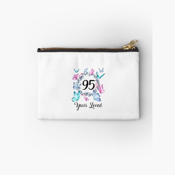 Item preview, 95 Year old birthday years loved for woman floral pattern designed and sold by ShakitaMa.