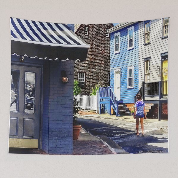 Item preview, Strolling Along Pinkney Street designed and sold by Susan Savad.
