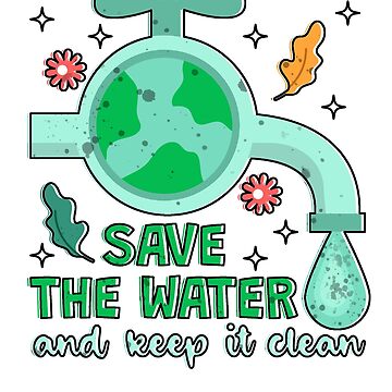 Very easy drawing for water conservation // Save Water Save Life drawing  for kids. #savewater - YouTube