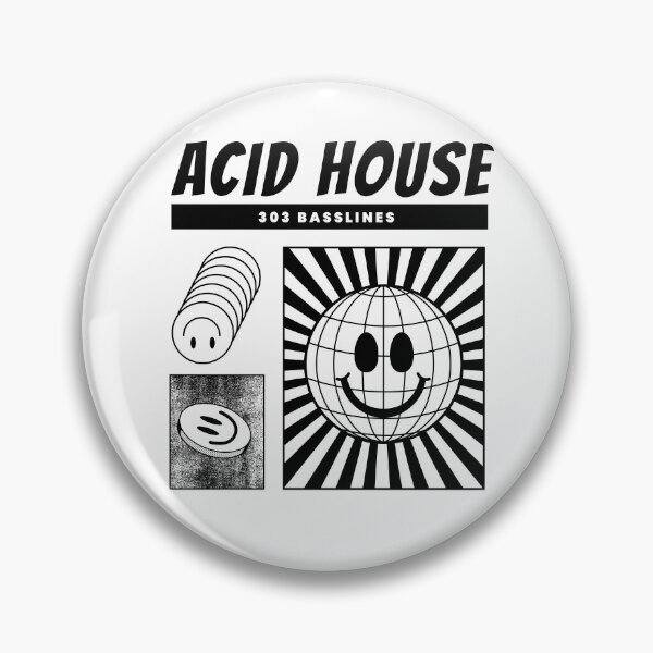 Item preview, ACID HOUSE- 303 Basslines (black)  designed and sold by Discothreadz.