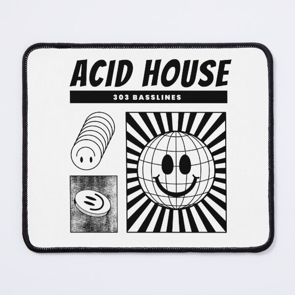 Item preview, ACID HOUSE- 303 Basslines (black) designed and sold by Discothreadz.