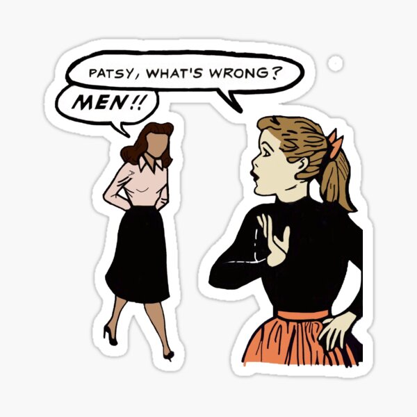 50's Housewife Feminist Comic Sticker
