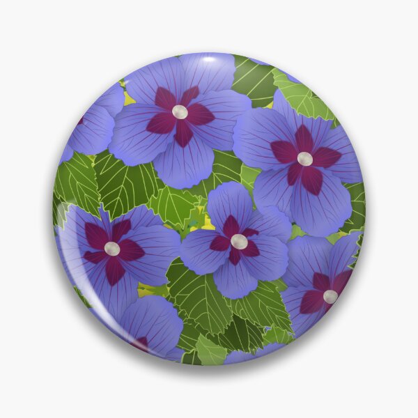 Artikelvorschau, All Blue Hibiscus Repeat-5748 entworfen und verkauft von Art in My Loft.
