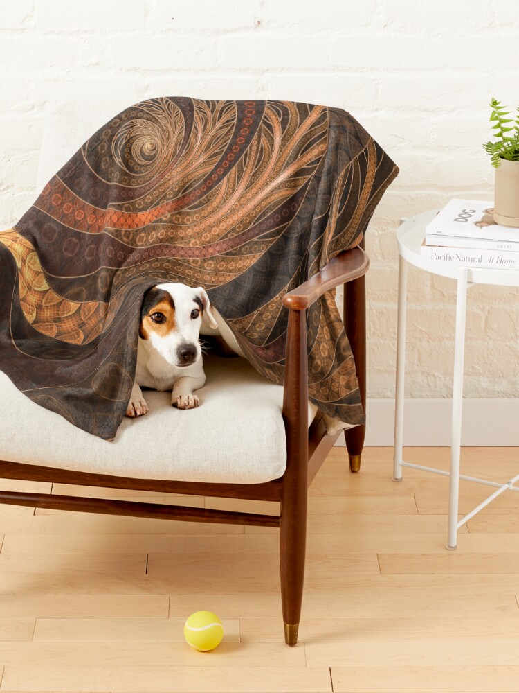 Alternate view of The Fractal Wicker Robe of Kojin no Kami Pet Blanket
