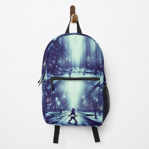 Item preview, Walking through the streets of a city on a cold winter day designed and sold by Dicoart.