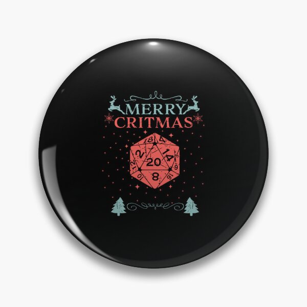 Item preview, Merry Critmas 20 Sided Dice RPG Christmas Holiday Board Game designed and sold by khnnakapitih.