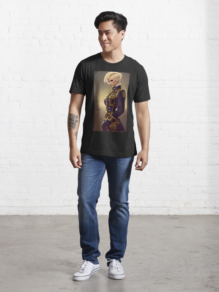 Wounded blonde steampunk Officer in Military Uniform | Essential T-Shirt