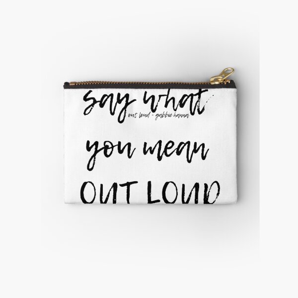 Item preview, Out Loud By Gabbie Hanna (thegabbyshow) Typography designed and sold by artsydoodles.