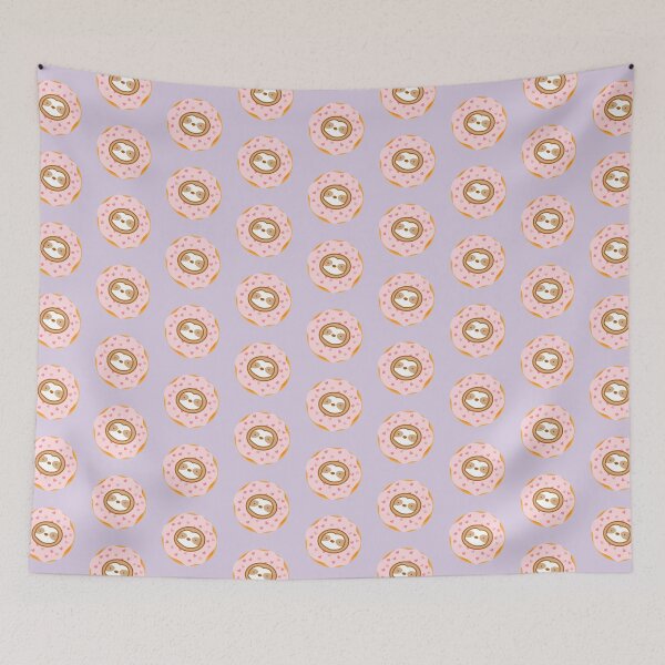 Item preview, Cute Heart Sprinkle Donut Sloth  designed and sold by theslothinme.