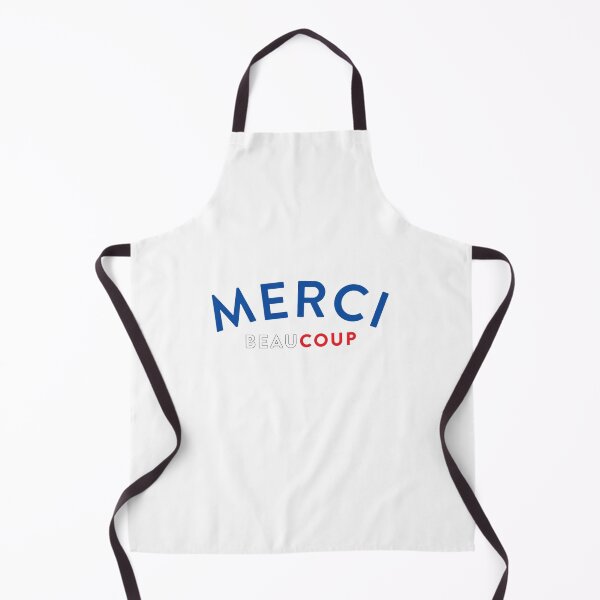 Item preview, French Flag Colors Merci Beaucoup French Slogan designed and sold by ShakitaMa.