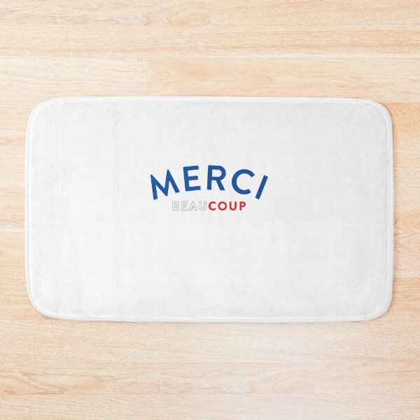 Item preview, French Flag Colors Merci Beaucoup French Slogan designed and sold by ShakitaMa.