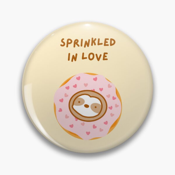 Item preview, Sprinkled in Love Donut Sloth  designed and sold by theslothinme.