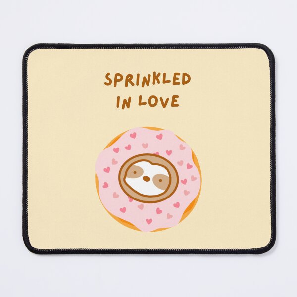 Item preview, Sprinkled in Love Donut Sloth designed and sold by theslothinme.