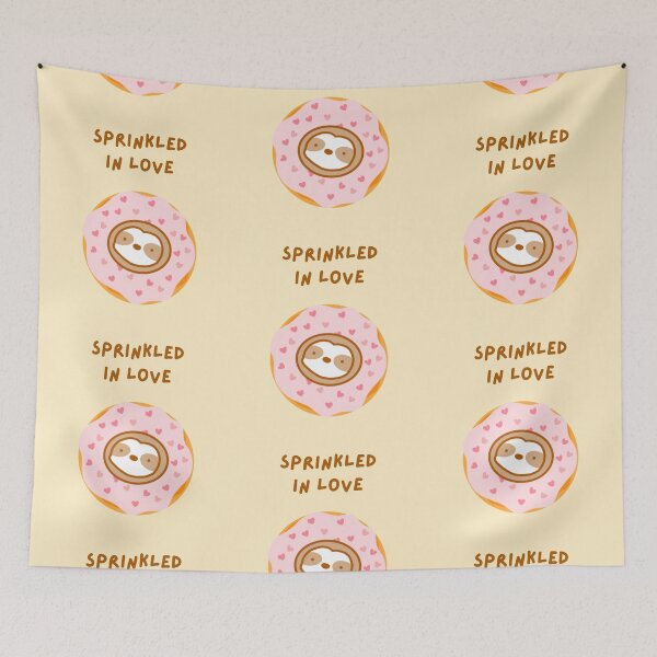Item preview, Sprinkled in Love Donut Sloth  designed and sold by theslothinme.