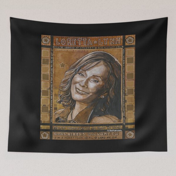 Item preview, Lorette Lynn Country Music Legend 017 designed and sold by xeqefyfasa278.