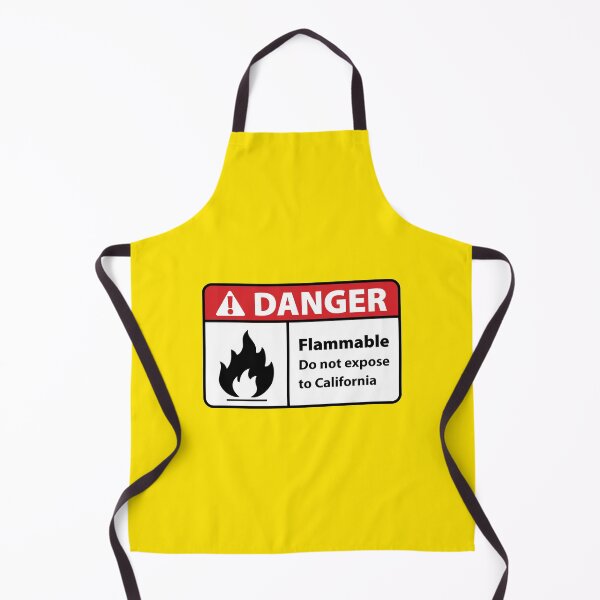 Item preview, Danger Flammable in California designed and sold by HeroShopFamily.