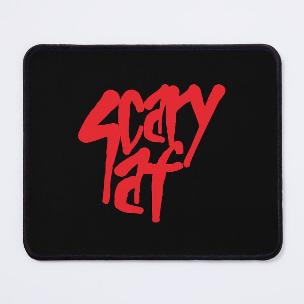 Item preview, Scary Af - Red Text designed and sold by Whimsical Thinker.