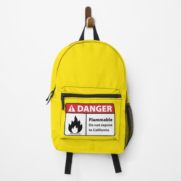Item preview, Danger Flammable in California designed and sold by HeroShopFamily.