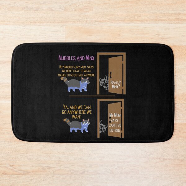 Item preview, Nubbles and Minx, Wearing a Mask? designed and sold by SnarkyTeesMugs.
