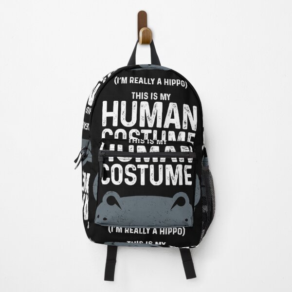 Item preview, This Is My Human Costume I'm Really A Hippo Funny Halloween Hippopotamus designed and sold by GravitiTees.
