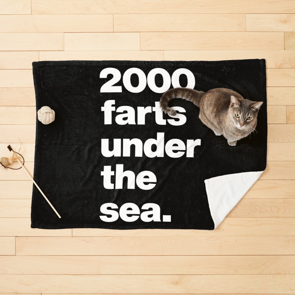 2000 Farts under the sea - Funny Saying Quote about Farting