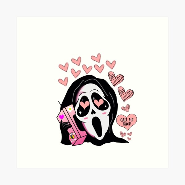 Cute Scream Ghostface ‘Call Me?’ newest Painting