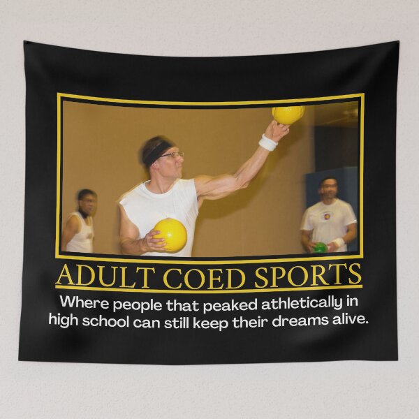 Item preview, Adult Coed Sports- Demotivational Poster designed and sold by DesignsByDaddy.