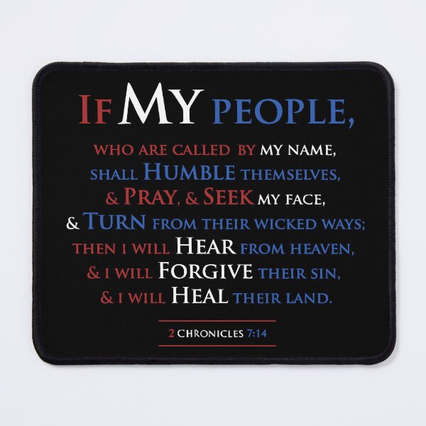 Item preview, 2 Chronicles 7 14 If My People Repent Patriotic Bible Verse designed and sold by teenugs.