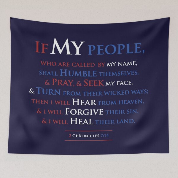 Item preview, 2 Chronicles 7 14 If My People Repent Patriotic Bible Verse designed and sold by teenugs.