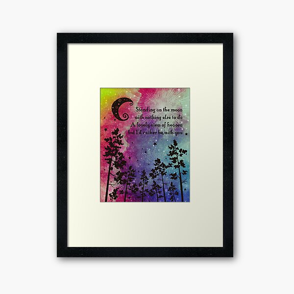 Grateful Dead - Standing on the Moon Framed Art Print
