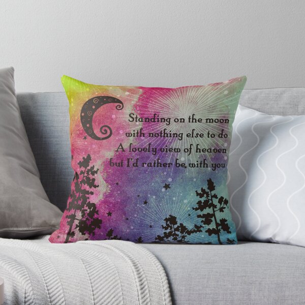 Grateful Dead - Standing on the Moon Throw Pillow