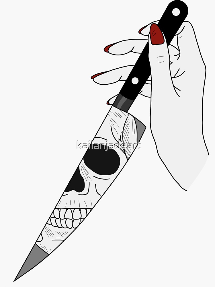 "Killer Instincts" Sticker for Sale by kailanjadeart Redbubble
