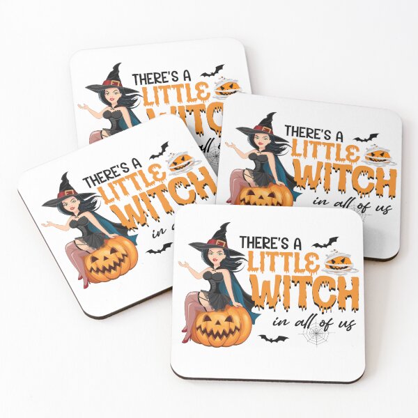 Item preview, Halloween there's' a little witch in all of us designed and sold by coolpinkbox.