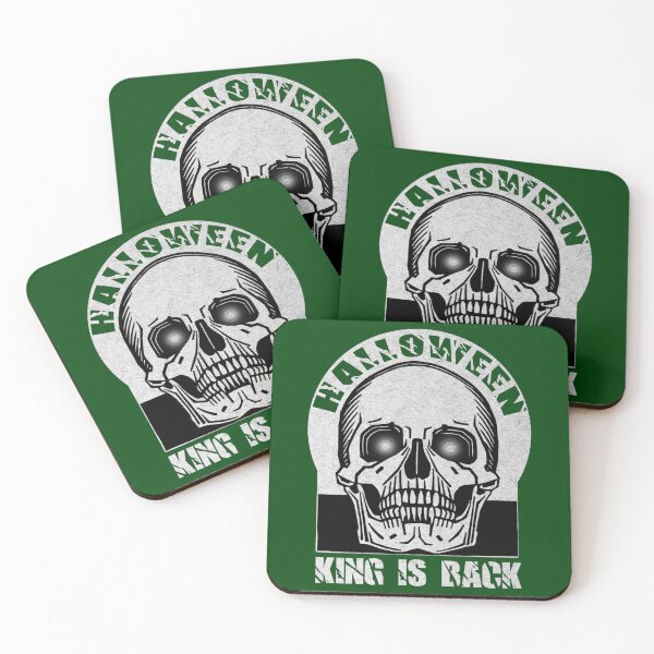 Item preview, Halloween king is back, creepy skull , writer skull, spooky skull Premium  designed and sold by TitusStephen.