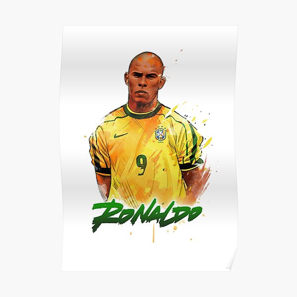 : YENCHEN Ronaldo Nazario Football Player Poster (12