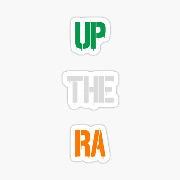 Up the RA! Flag Colours Sticker