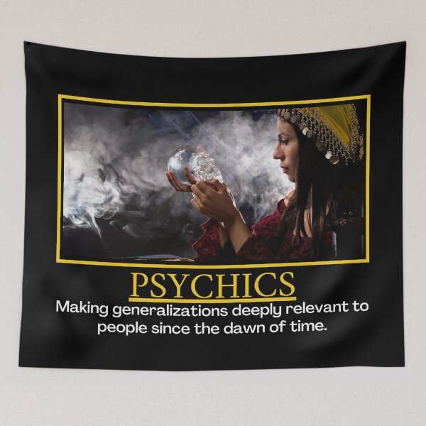 Item preview, Psychics- Demotivational Poster designed and sold by DesignsByDaddy.