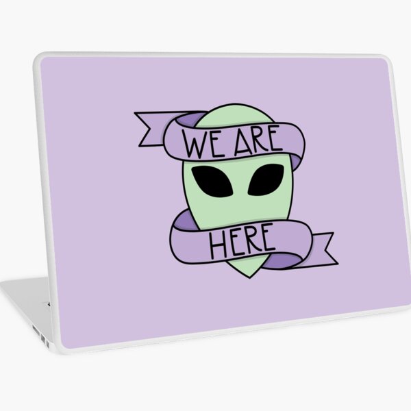 We Are Here (Purple) Laptop Skin