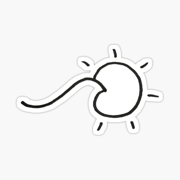Sun and Wave Design Sticker