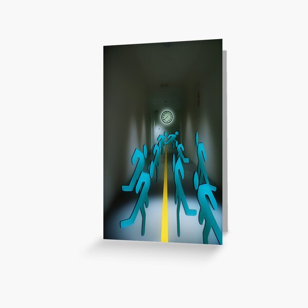 CorridorOf"KeepOnRunning" Greeting Card