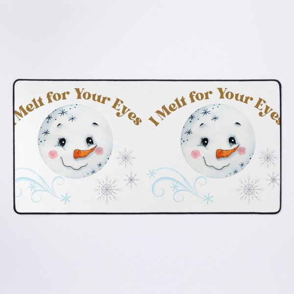 Item preview, Christmas snowman watercolor funny print designed and sold by HappyVibesAlert.