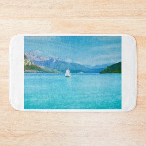 Item preview, Two Yachts on Lake Annecy, France designed and sold by Dai Wynn Fine Art.